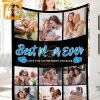 Best Mom Ever Custom NFL Carolina Panthers Blankets with Pictures – Perfect Mother’s Day Gift