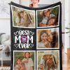 Best Mom Ever – Custom NFL New York Giants Blankets with Pictures for Mother’s Day Gift