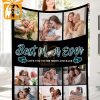 Best Mom Ever Custom NFL Philadelphia Eagles Blankets with Pictures – Perfect Mother’s Day Gift