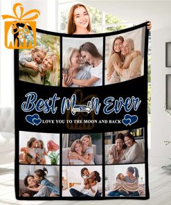 Best Mom Ever Custom NFL Seattle Seahawks Blankets with Pictures – Perfect Mother’s Day Gift
