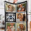 Best Mom Ever – Custom NFL Seattle Seahawks Blankets with Pictures for Mother’s Day Gift