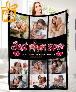 Best Mom Ever Custom NFL Tampa Bay Buccaneers Blankets with Pictures Perfect Mothers Day Gift