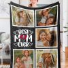 Best Mom Ever – Custom NFL Tampa Bay Buccaneers Blankets with Pictures for Mother’s Day Gift