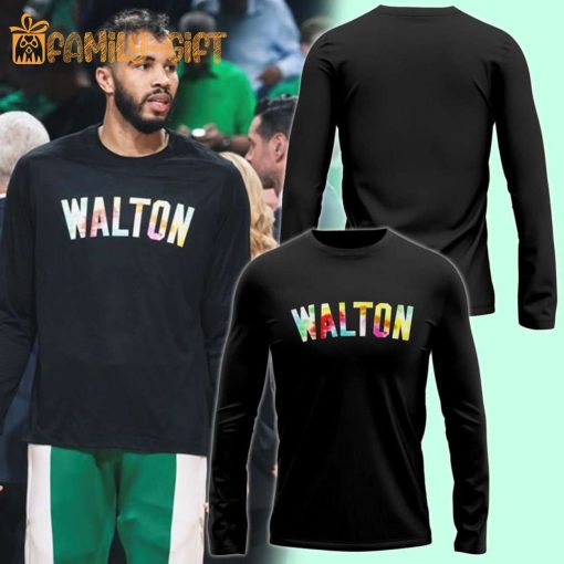 Bill Walton Celtics Tie Dye Fan Hoodie