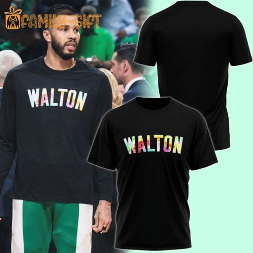 Bill Walton Celtics Tie Dye Fan Hoodie