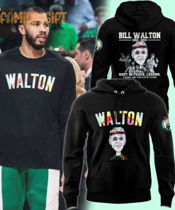 Bill Walton Celtics Tie-Dyed Memorial Hoodie