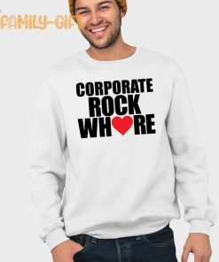 Corporate Rock Where Heart Shirt for Music Lovers 3