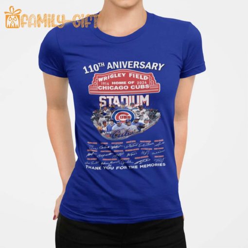 Cubs Fan Thank You Wrigley Field 110th Anniversary T-Shirt