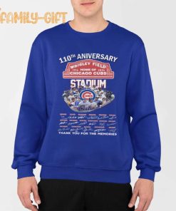 Cubs Fan Thank You Wrigley Field 110th Anniversary T Shirt 2