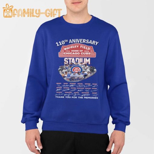 Cubs Fan Thank You Wrigley Field 110th Anniversary T-Shirt