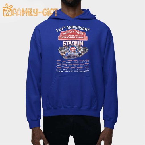 Cubs Fan Thank You Wrigley Field 110th Anniversary T-Shirt