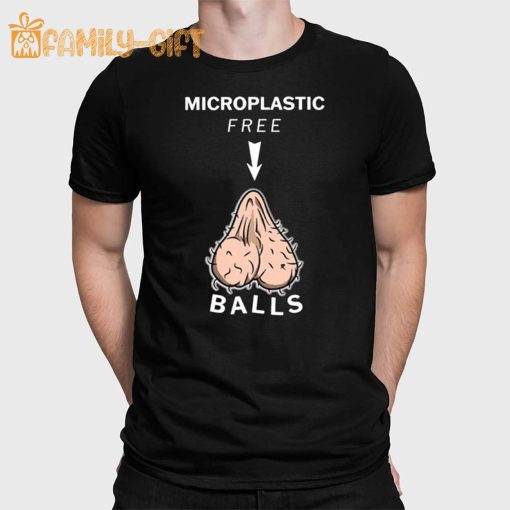 Luke Rudkowski Microplastic Free Balls Statement Shirt