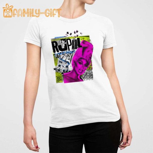 Rupaul Comic Collage Pop Art T-Shirt