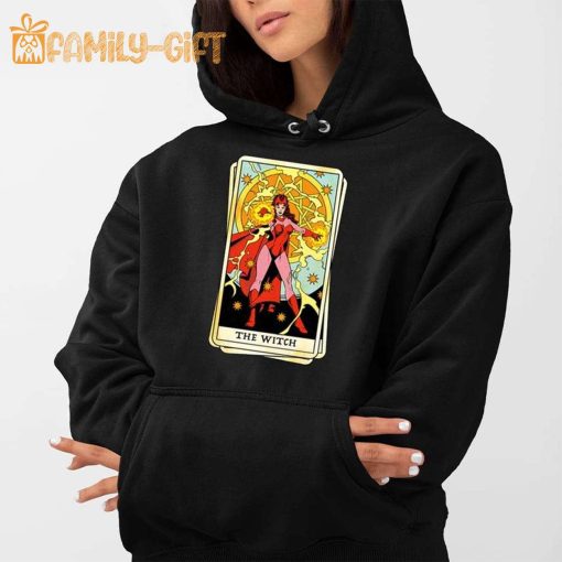 Scarlet Witch as The Witch Tarot Card T-Shirt