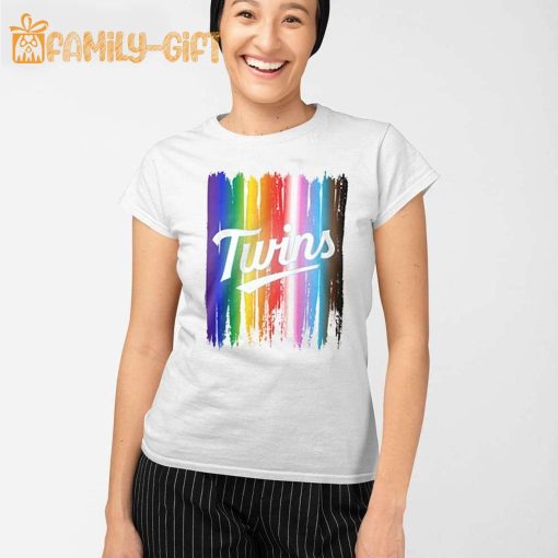 Twins Pride Day 2024 Shirt – Special Giveaway Rainbow Tee