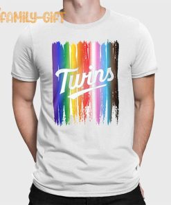 Twins Pride Day 2024 Shirt Special Giveaway Rainbow Tee