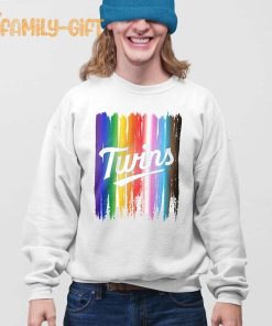 Twins Pride Day 2024 Shirt Special Giveaway Rainbow Tee 3