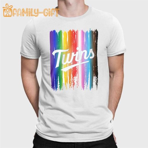 Twins Pride Day 2024 Shirt – Special Giveaway Rainbow Tee