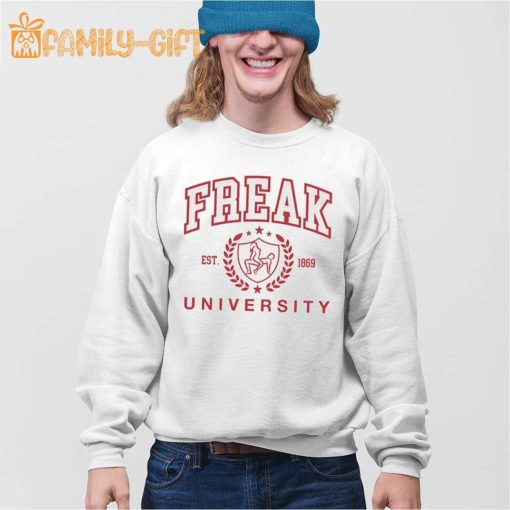 Vintage Freak University Shirt Est 1869