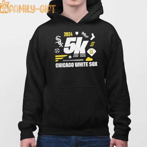 White Sox 5K Shirt Giveaway 2024 – Chicago White Sox Run Event Tee, 5K Race Apparel