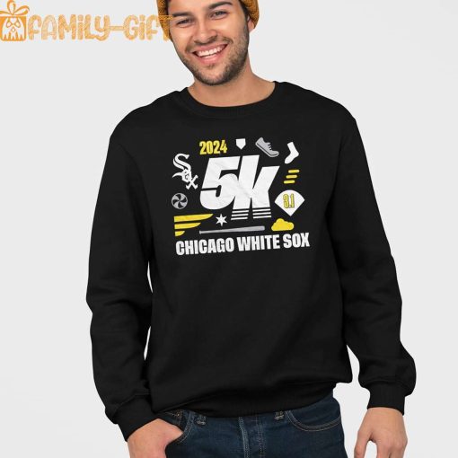 White Sox 5K Shirt Giveaway 2024 – Chicago White Sox Run Event Tee, 5K Race Apparel