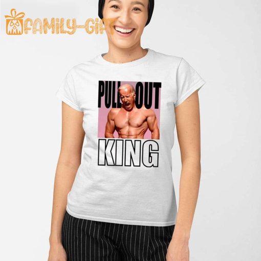 Biden Pulls Out Of Election Shirt – Funny Political Muscle Parody Tee