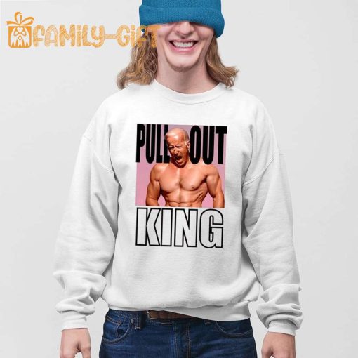 Biden Pulls Out Of Election Shirt – Funny Political Muscle Parody Tee