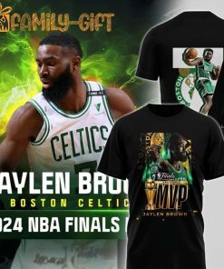 Boston Celtics Jaylen Brown NBA Finals MVP T-Shirt – 2024 Champions Apparel