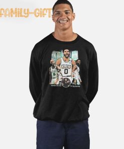 Celtics 2024 Champions Jayson Tatum Wearing Celtics Championship Apparel 3