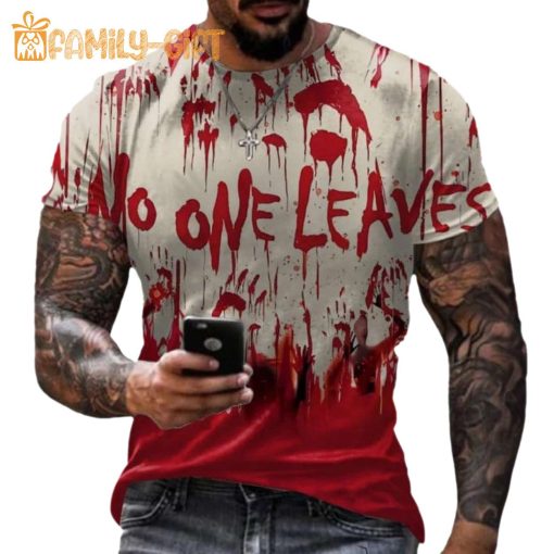 Halloween T-Shirt – No One Leaves Shirt