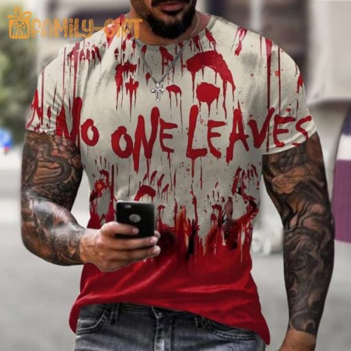 Halloween T-Shirt – No One Leaves Shirt