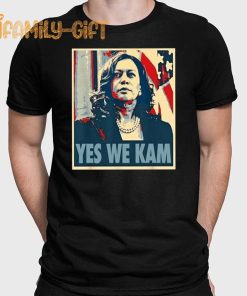 Kamala Harris Yes We Kam T-Shirt – Political Election Campaign Merchandise