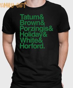 Tatum & Brown & Porzingis & Holiday & White & Horford – Basketball Player Shirt