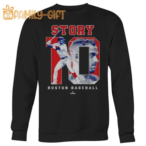 Trevor Story 10 Boston Baseball Shirt – Red Sox Fan Apparel