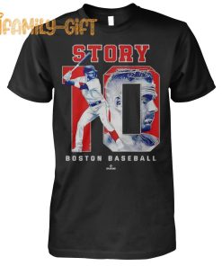 Trevor Story 10 Boston Baseball Shirt Red Sox Fan Apparel