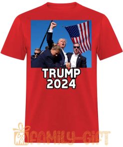 Trump 2024 Assassination Attempt T Shirt Bold Political Statement Tee 1