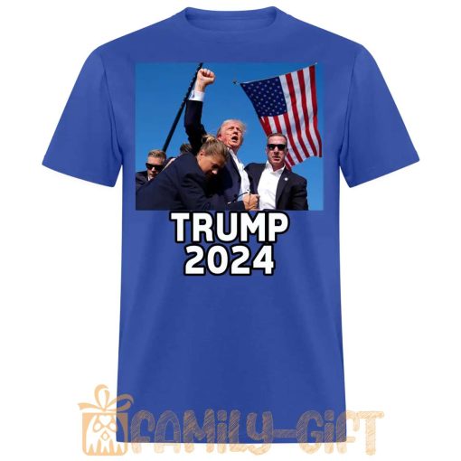 Trump 2024 Assassination Attempt T-Shirt – Bold Political Statement Tee