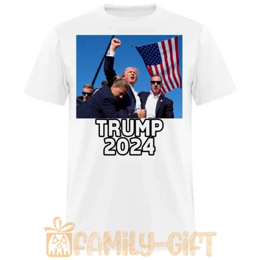 Trump 2024 Assassination Attempt T-Shirt – Bold Political Statement Tee