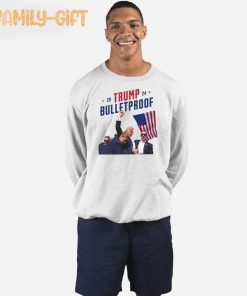 Trump 2024 Bulletproof T Shirt Bold Shooting Rally Political Apparel 2