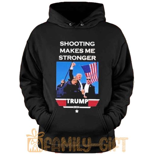 Trump 2024 Shooting Makes Me Stronger T-Shirt – Bold Political Statement Tee