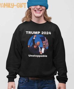 Trump 2024 Unstoppable T Shirt Bold Assassination Attempt Political Apparel 3