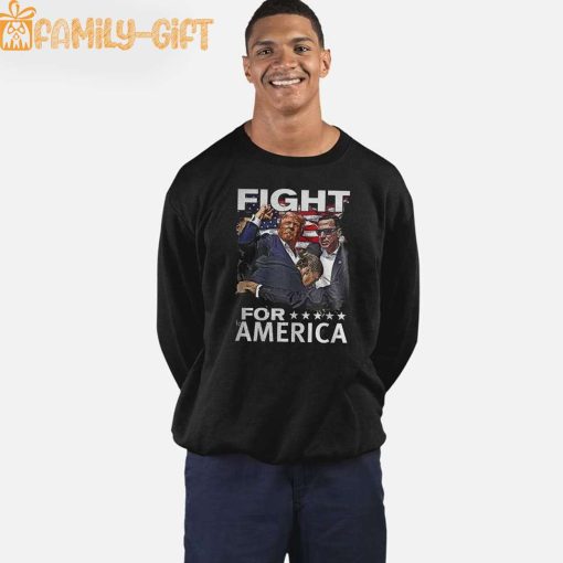 Trump FIGHT FOR AMERICA Political Campaign Shirt