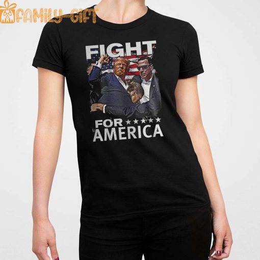 Trump FIGHT FOR AMERICA Political Campaign Shirt