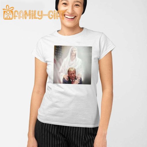 Trump Praying With Jesus T-Shirt – Inspirational Christian Apparel