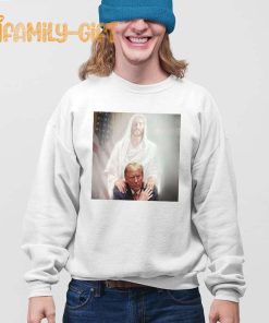 Trump Praying With Jesus T Shirt Inspirational Christian Apparel 3