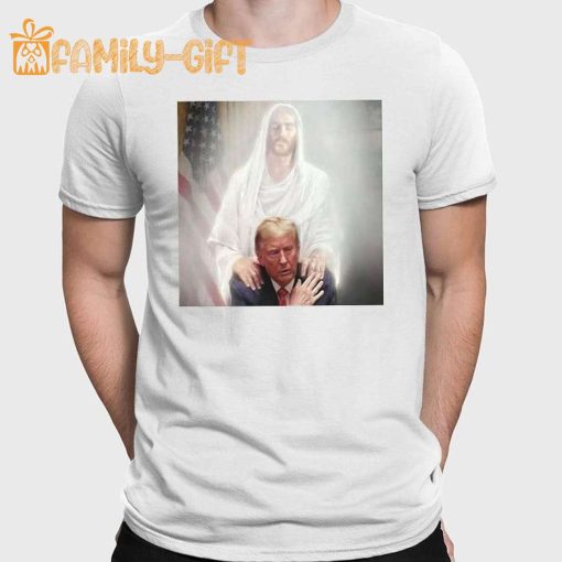 Trump Praying With Jesus T-Shirt – Inspirational Christian Apparel