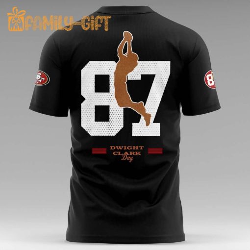 49ers Dwight Clark Day Shirt – Celebrate The Legacy of A True Legend