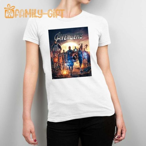 Avengers USA Basketball T-Shirt – Marvel Crossover Olympic 2024 Tee