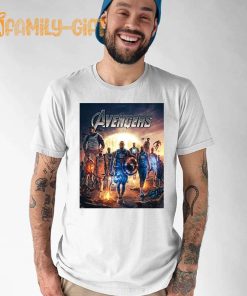 Avengers USA Basketball T-Shirt – Marvel Crossover Olympic 2024 Tee