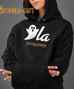 Ghostly La Save Halloween Shirt Spooky & Fun Halloween Tee 1